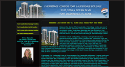 Desktop Screenshot of lhermitagecondosfortlauderdale.com